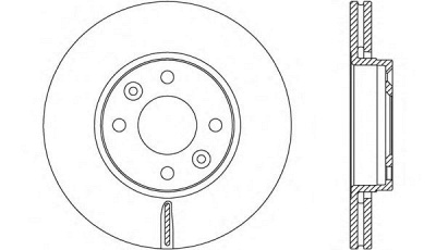 OPEN PARTS bda265220 -  Тормозной диск